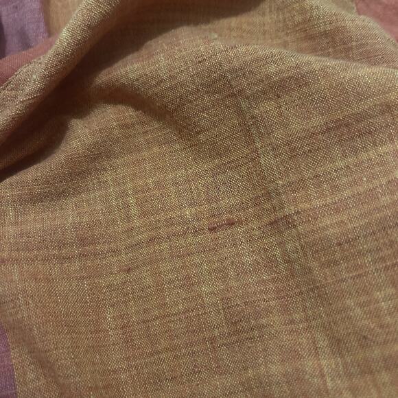 Neeru Kumar Color Block Dress Red Orange Pink Size Medium Double Slit Tunic - Picture 8 of 14